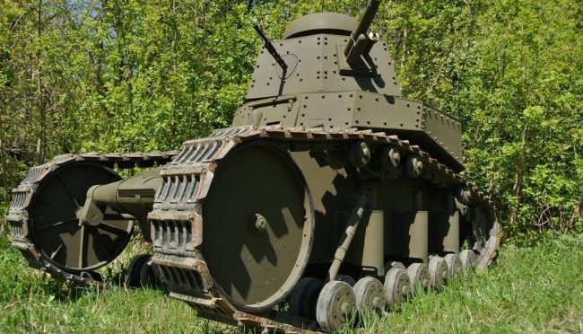 Модель Советского танка «МС-1» (Т-18) в натуральную величину