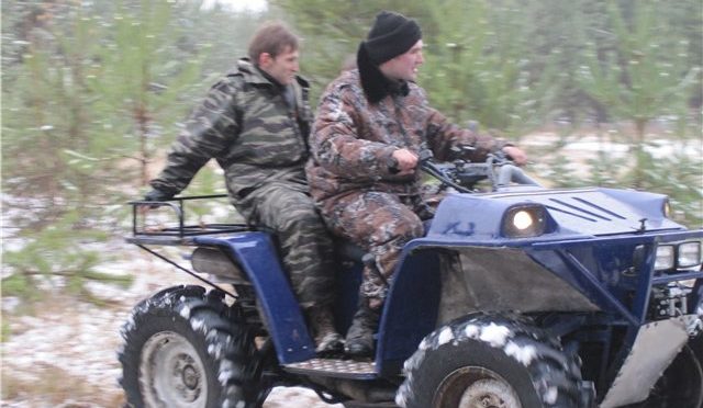 Квадроцикл с двигателем от ОКИ своими руками