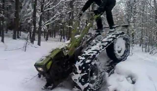 Гусеничный вездеход из мотоблока